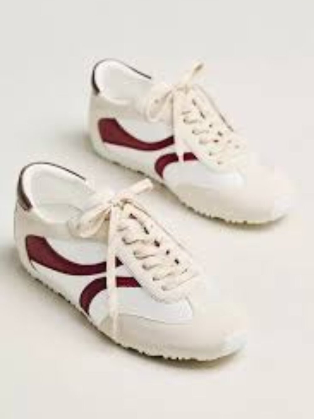 Bibi Lou Mizar Sneakers BIBILou -Off White/Burgundy Style # 106107501